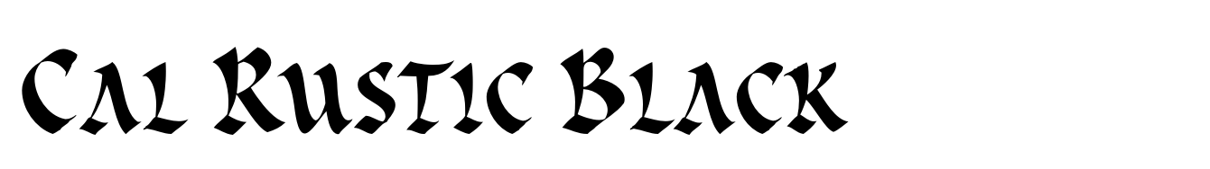 Cal Rustic Black